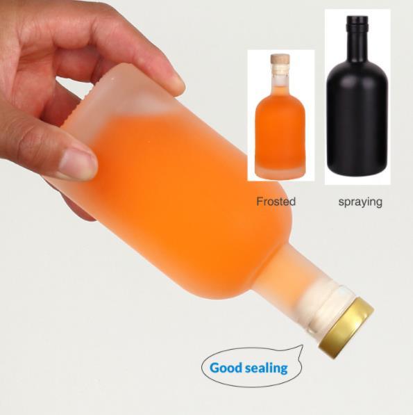 フリント 空のガラス酒瓶 200ml 375ml 1000ml OEM 3