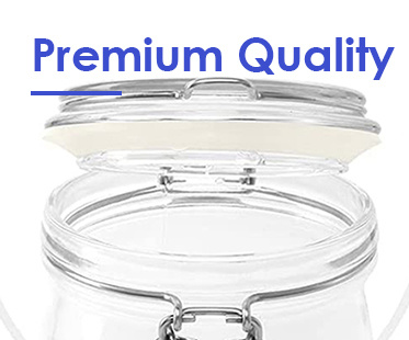 オーダーメイド 丸 35ml 100ml 8Oz 10Oz 12Oz ピーナッツ ピクルス ジャム 食品を保管するためのガラス貯蔵器 3