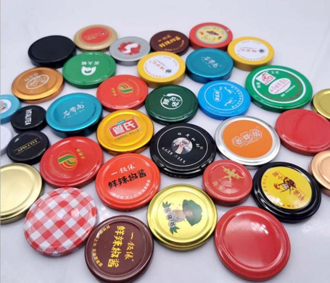 卸売 63mm 72mm 82mm 良好な防空 缶詰 食品 貯蔵 瓶 ガラス 貯蔵 瓶 鉄 蓋 5