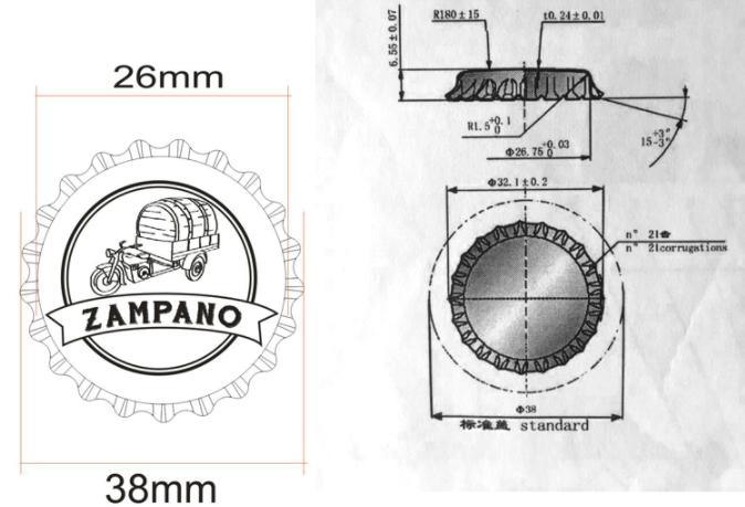 ホットセール 26mm イノベーション 簡単にオープンリング 引く リングタブ ビール飲料 ボトル クローンキャップ 6