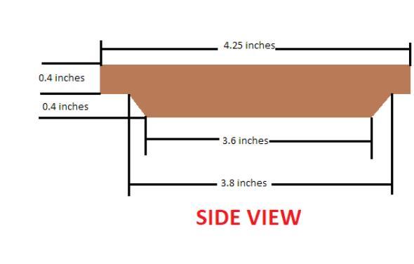 口幅幅のメーソンボトル ガラスビール缶 70mm ストローホール付きの竹の蓋 3