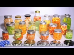 12オンス メイソン家用ガラスボトル