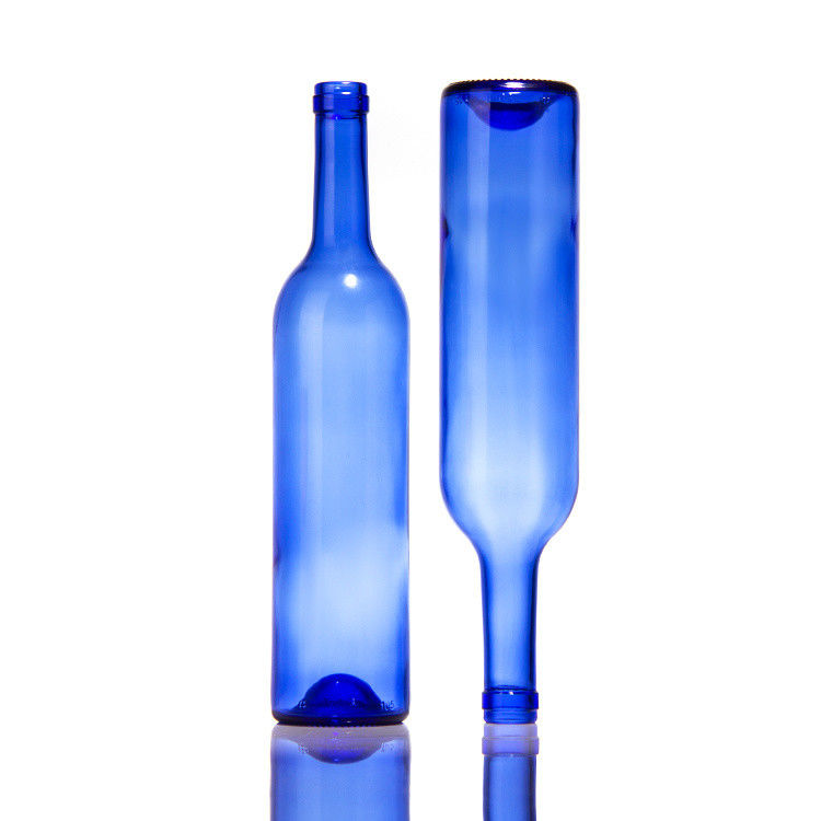 高級メーカー 375ml 750ml レッドワインボトル ダークグリーン 空のガラスボトル 蓋付き