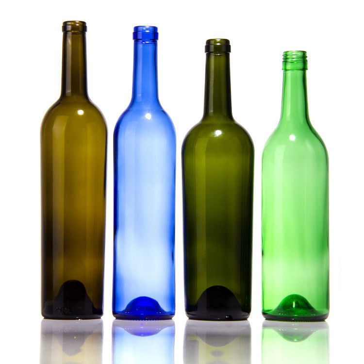 ODM カラーガラスワインボトル 500ml 700ml 750ml 1500ml
