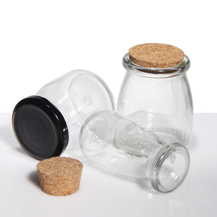 OEM グラスプーディング 缶 スパイス 缶 コーク 蓋 50ml 100ml 150ml