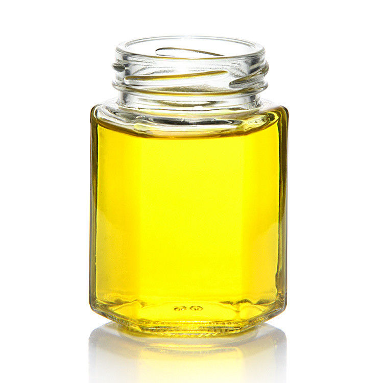 100ml 150ml 200ml 空のミツバチのガラスの瓶 金の蓋付き