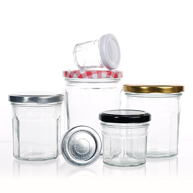 オーダーメイド 高品質の370ml 500ml ハネ 保存 ガラス 食品 容器 保存