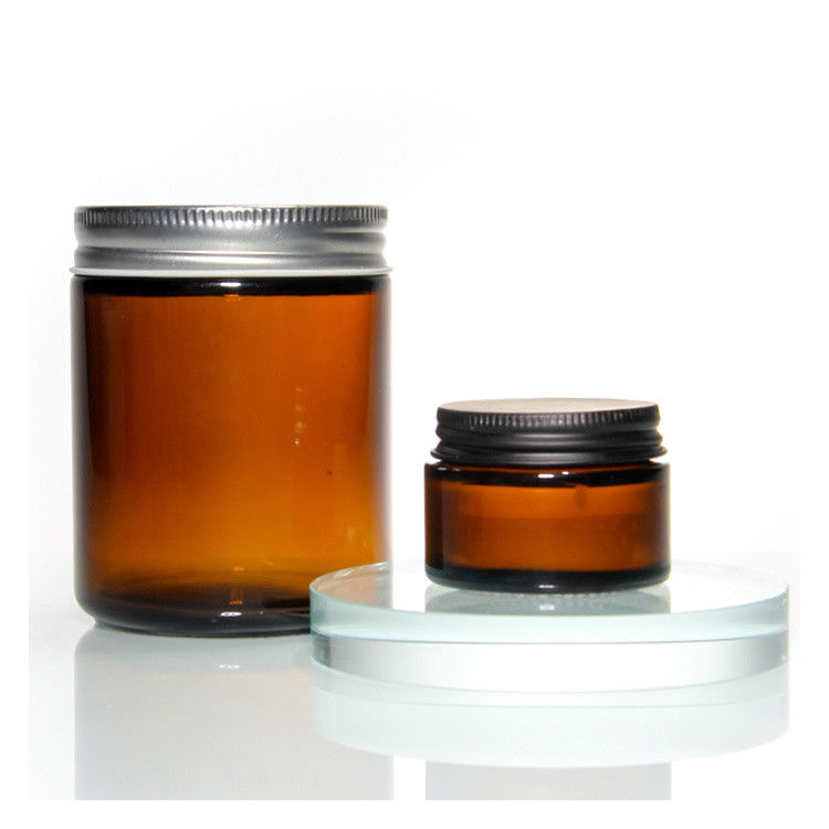 高品質のオールセールOem Odm 受け入れられる 100ml 250ml アンバーガラスキャンドルキャンドルのためのボトル