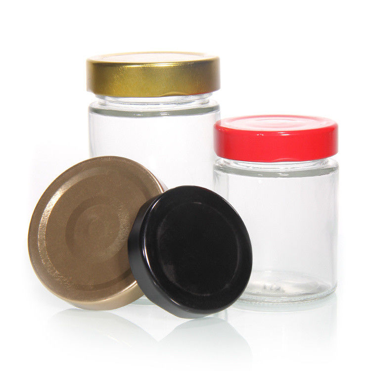 卸売 63mm 72mm 82mm 良好な防空 缶詰 食品 貯蔵 瓶 ガラス 貯蔵 瓶 鉄 蓋
