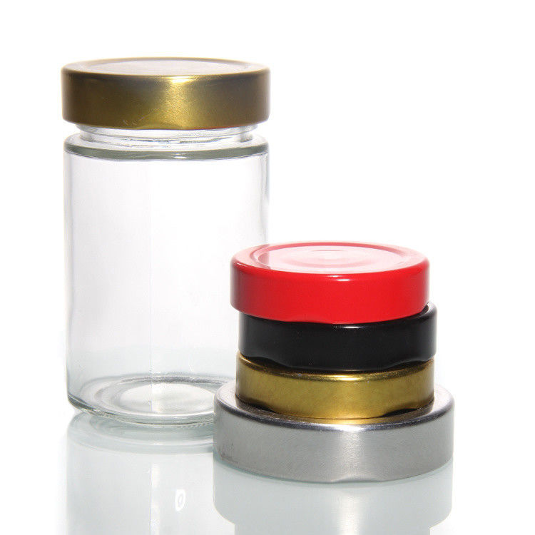 カスタムロゴ 38mm 43mm 48mm 53mm 58mm 63mm 70mm 82mm ゴールデンスクリューキャップ メタルラグキャップ ガラスボトル