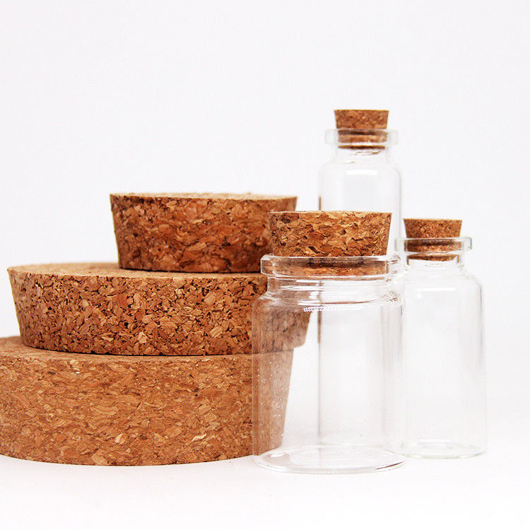 オーダーメイドサイズコーク蓋のストッパーを卸売 ガラスチューブボトルとガラスボトル 密封