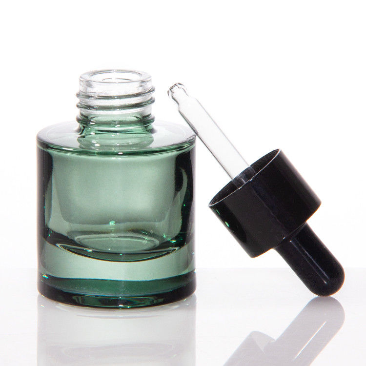 化粧品 皮膚ケア 梱包 20ml 30ml シリンダー 透明 アンバー ヘア エッセンシャルオイル 血清 ガラス ドロッパー ボトル