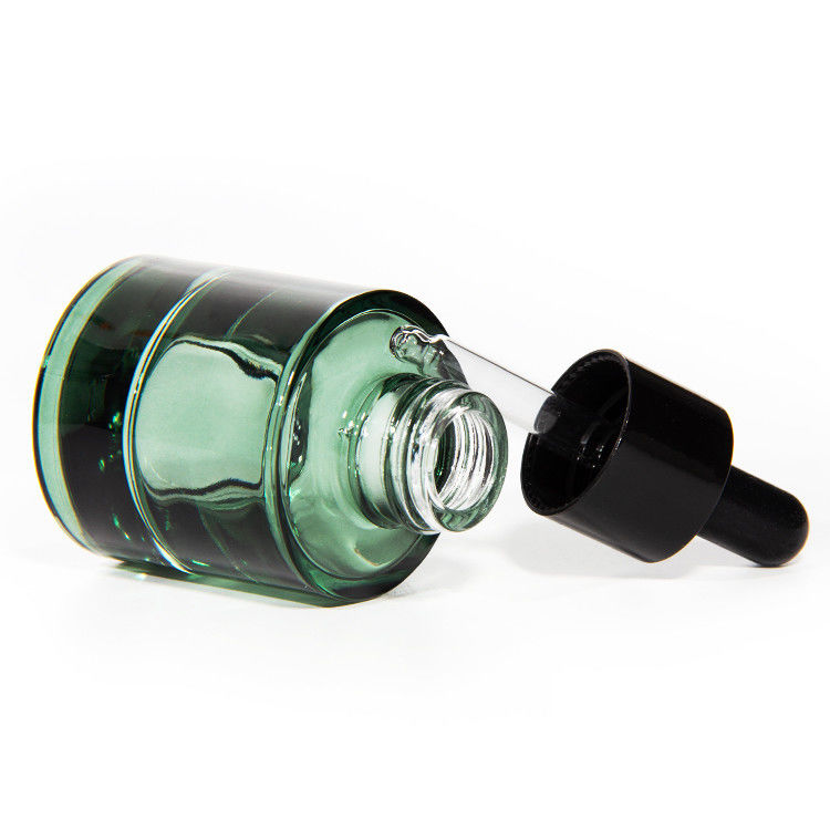 化粧品 皮膚ケア 梱包 20ml 30ml シリンダー 透明 アンバー ヘア エッセンシャルオイル 血清 ガラス ドロッパー ボトル