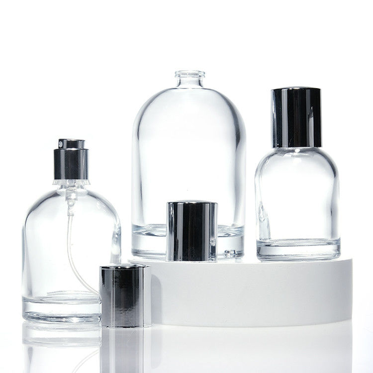 シリンダー カスタマイズされたロゴ 30ml 50ml 100ml 丸いガラス 空の香水ボトル 磁気キャップとボックス