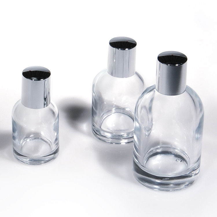 シリンダー カスタマイズされたロゴ 30ml 50ml 100ml 丸いガラス 空の香水ボトル 磁気キャップとボックス