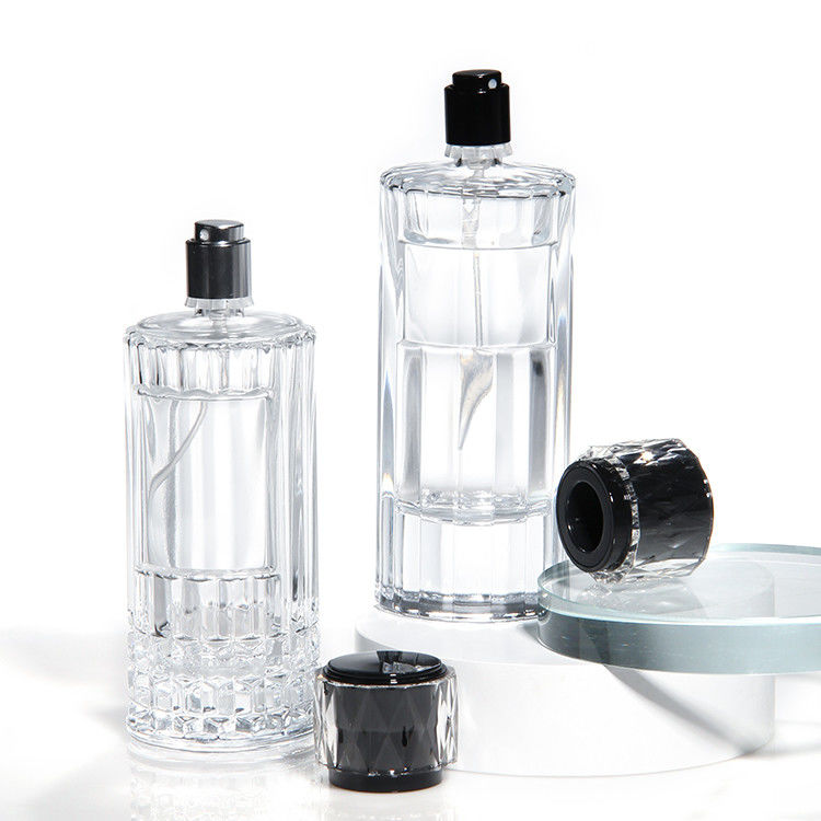 オーダーメイド ロゴ エレガンス 彫刻 飾り 空 50ml ガラス ボトル 高級 香水 ボトル