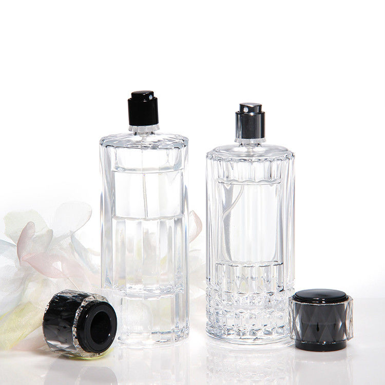 オーダーメイド ロゴ エレガンス 彫刻 飾り 空 50ml ガラス ボトル 高級 香水 ボトル