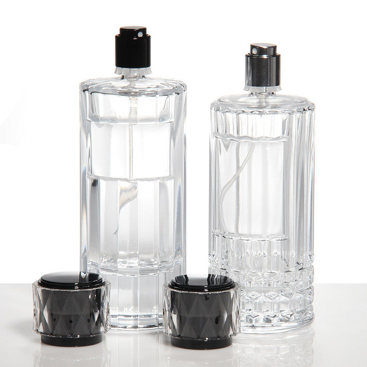 オーダーメイド ロゴ エレガンス 彫刻 飾り 空 50ml ガラス ボトル 高級 香水 ボトル
