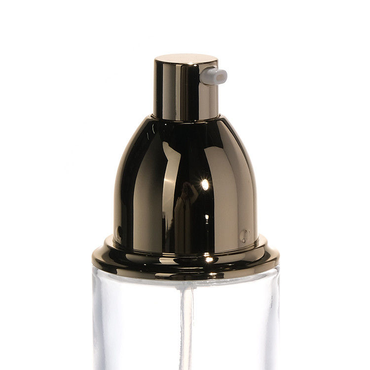 高級100ml 120ml 200ml ガラスローション ボトル 化粧品 香水 オイル クリーム ローション 透明 厚い壁