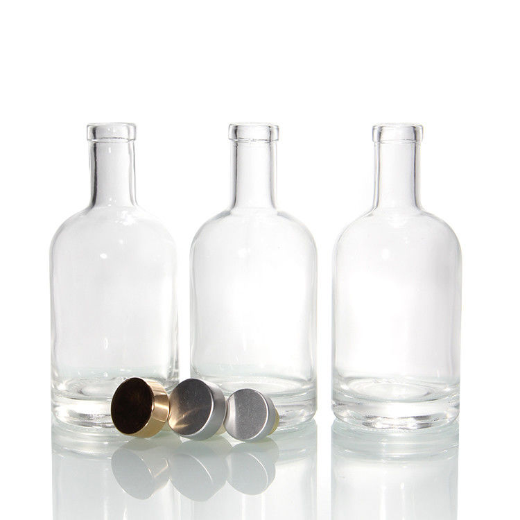 12オンス重ベースボトル 750ml 透明なボルドーグラス酒瓶