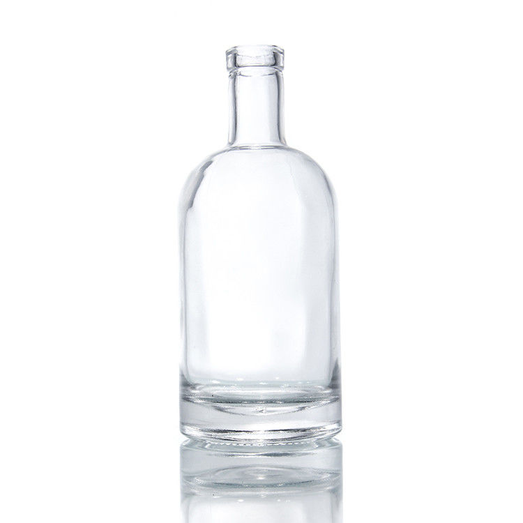 グラスボトルのサプライヤー 25オンス 重厚ベースボトルのためのコンブッチャ 750ml 透明なボルドーグラスワインボトル
