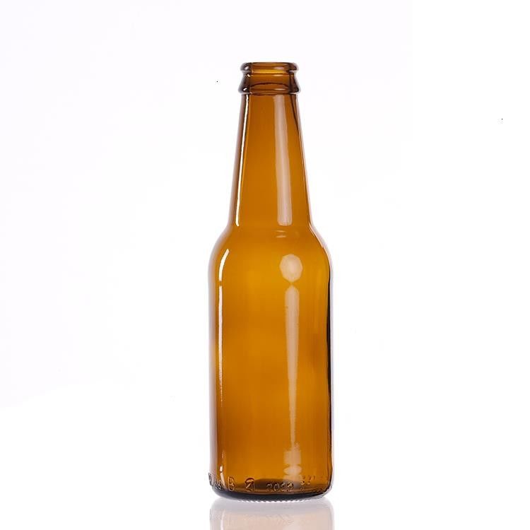 高品質の緑色アンバービール ガラスボトル 透明なホットスタンプビール飲料
