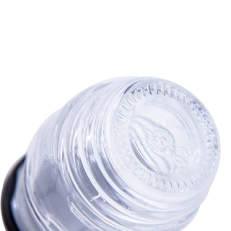パーソナライズ オーダーメイド 2oz 3oz 100Ml 500Ml 1000Ml 金属蓋付き透明ガラスミツバチボトル