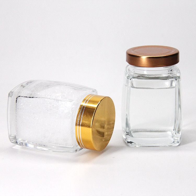 食品級 220Ml 280Ml 380Ml 500Ml ヴィンテージ 毛布茶缶 ハチミツ ガラスボトル ラグキャップ