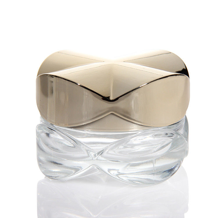 ガラスクリームボトル 化粧品パッケージング 空 15ml 20ml 30ml 50ml アンバー クリアガラス 皮膚ローション ボディクリームボトル