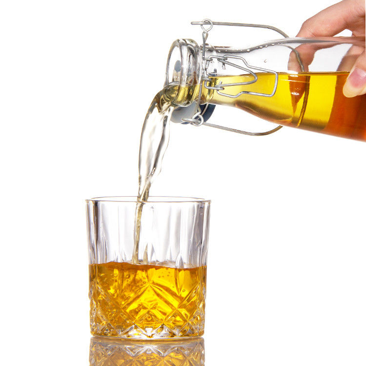 空き 250ml 500ml 750ml ガラスのボトル 飲み物 汁 ビール ウォッカ ウィスキー