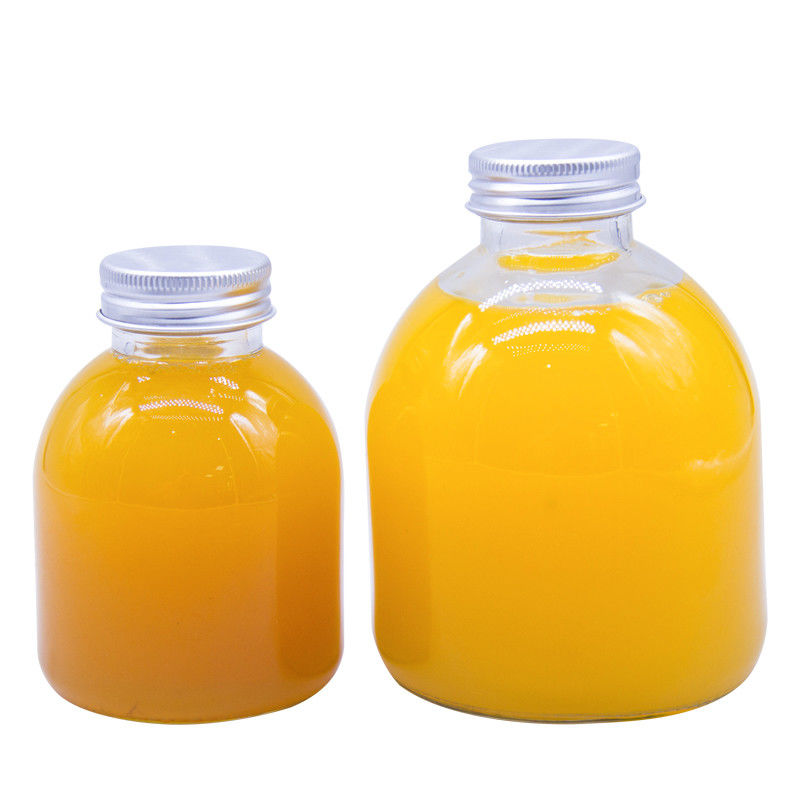 カスタマイズ 瓶 ガラス ボトル 200Ml フラット ガラス 冷酒 コーヒー ジュース ボトル アルミニウム キャップ