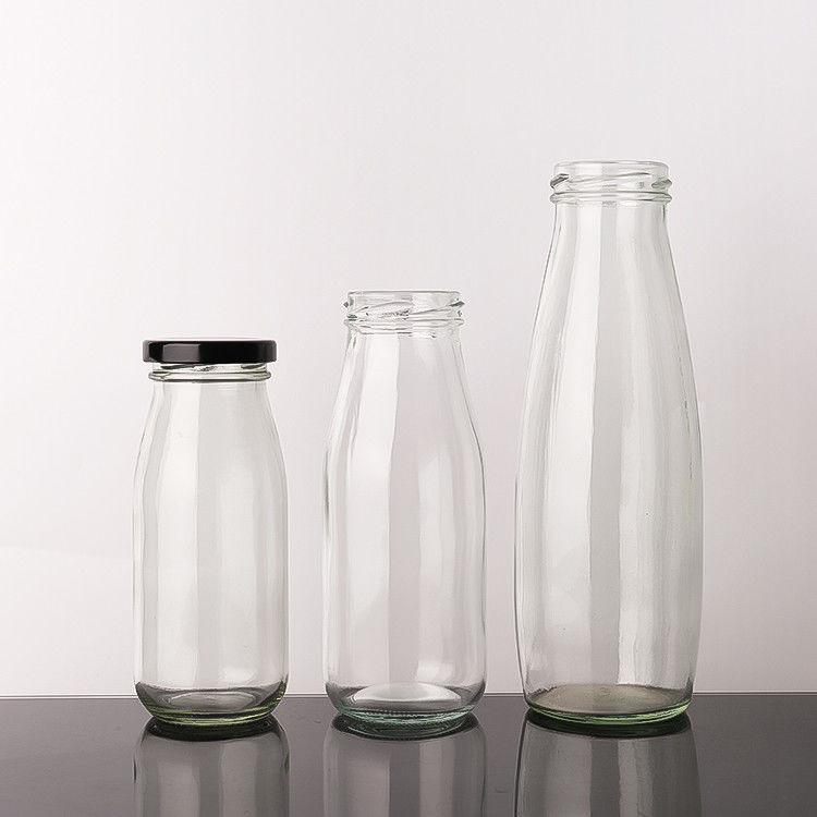 無料サンプル 100Ml 200Ml 350Ml パステル化 冷酒茶 ミルク メタル蓋付き ガラスボトル