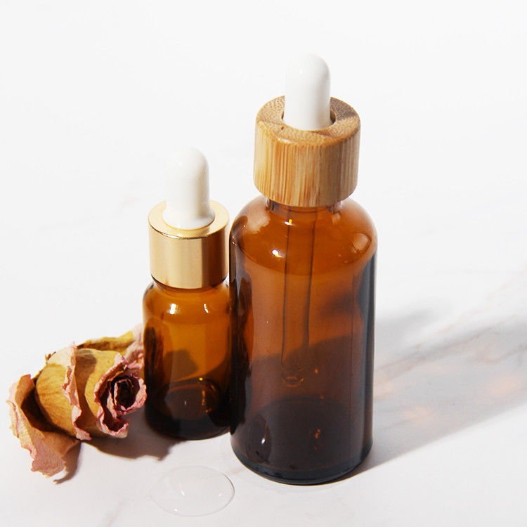 エッセンシャルオイル 15ml 30ml 60ml 空のUVゴールドコーティング 酒のグラスドロッパーボトル