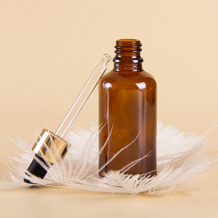 エッセンシャルオイル 15ml 30ml 60ml 空のUVゴールドコーティング 酒のグラスドロッパーボトル