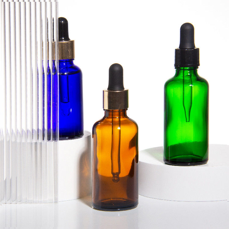 10ml 凍ったマットアンバー エッセンシャルオイル ガラスボトルとドロッパー付きガラス エッセンシャルオイルボトル