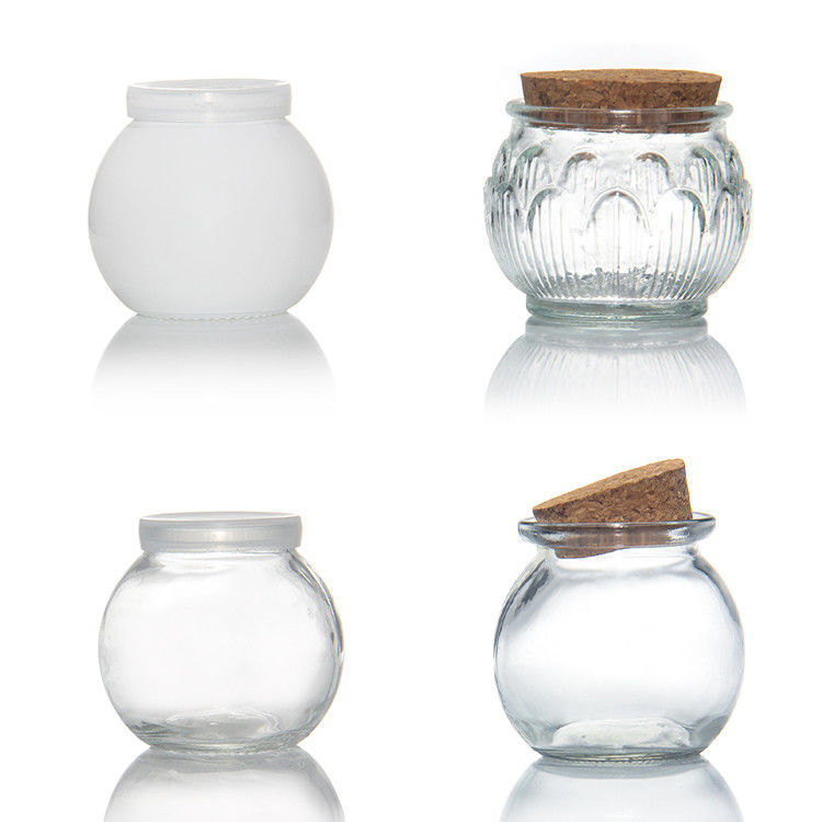 100ml 200ml ミニラウンド クリアグラス ミルクヨーグルト プーディング ジャンル 木製のタップ