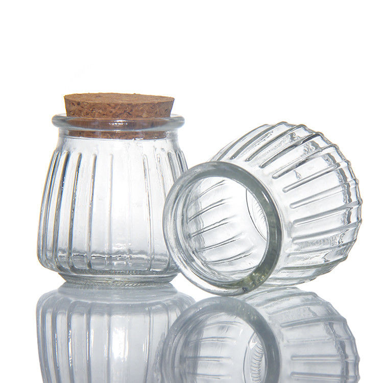 100ml 200ml ミニラウンド クリアグラス ミルクヨーグルト プーディング ジャンル 木製のタップ