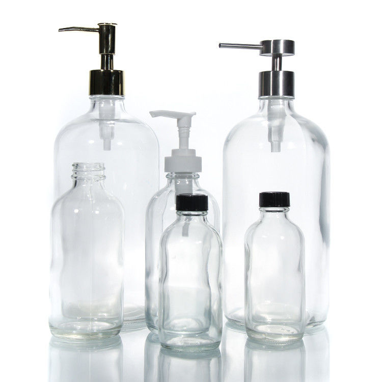 30ml 50ml 60ml 80ml 100ml ローション 血清 凍結 ガラス ボディオイル ボトル ポンプ 皮膚ケア