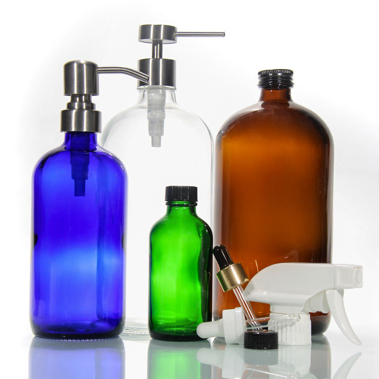 30ml 50ml 60ml 80ml 100ml ローション 血清 凍結 ガラス ボディオイル ボトル ポンプ 皮膚ケア