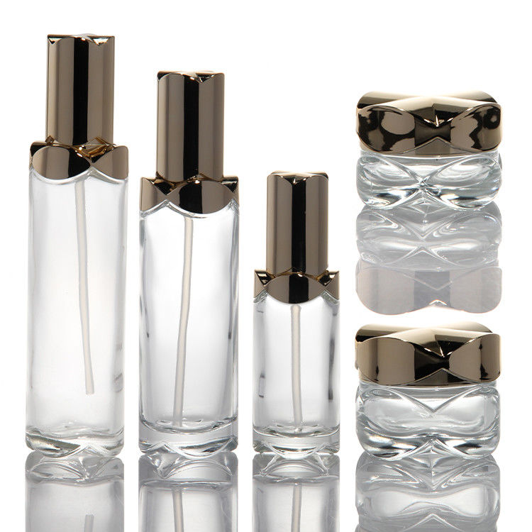 顔クリーム 化粧品 ガラスボトル 精油100ml 150ml ボトル ローションポンプ 包装用化粧品