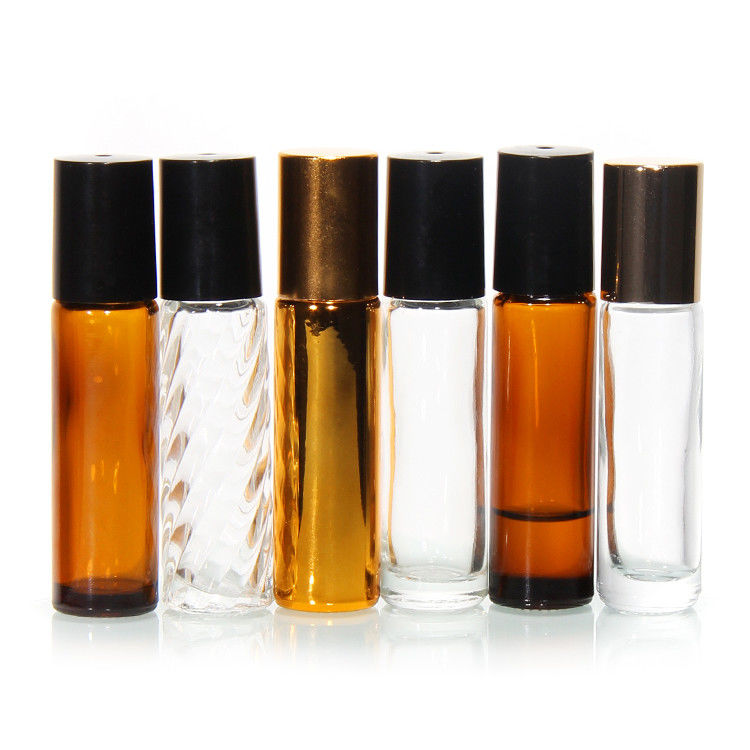 スタッドレスタイヤのロールボールとボトルにカスタム5ml 10ml 15mlガラス香水ロール